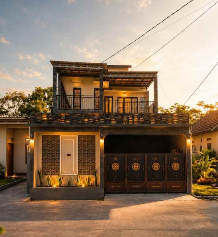 rumah modern 2 lantai siap huni