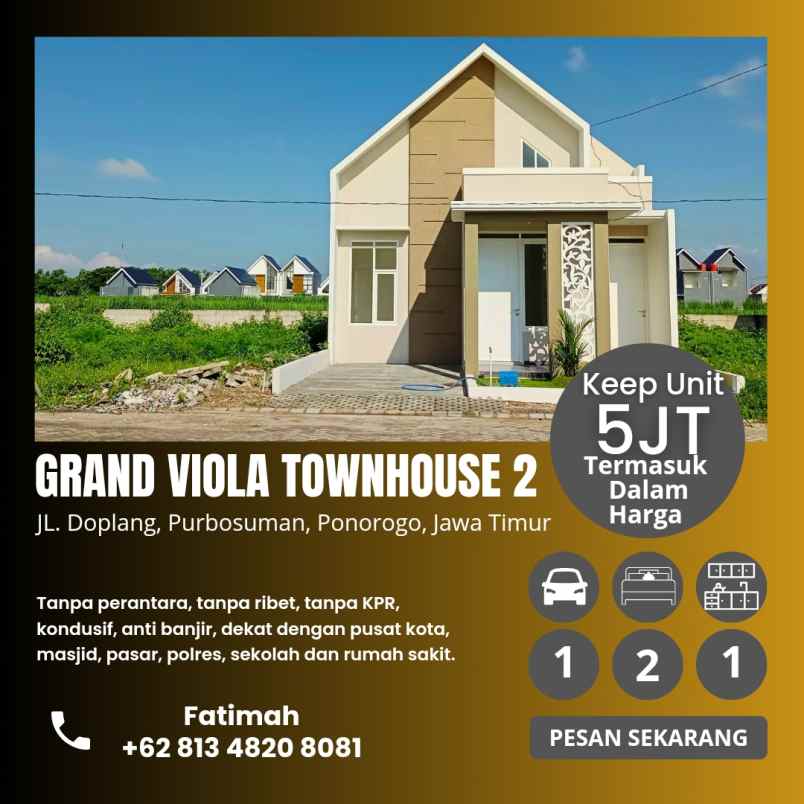 rumah modern di kota ponorogo