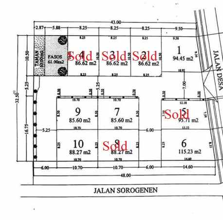 rumah murah siap huni dekat jogja kota parkir 3 mobil