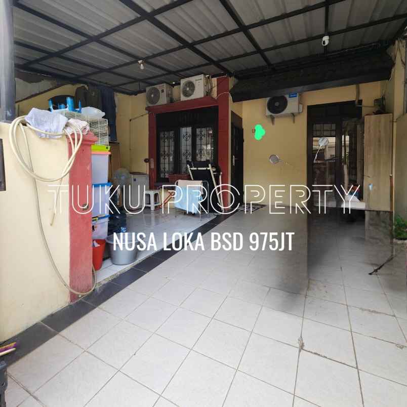 rumah nusa loka bsd 900 jutaan langsung huni