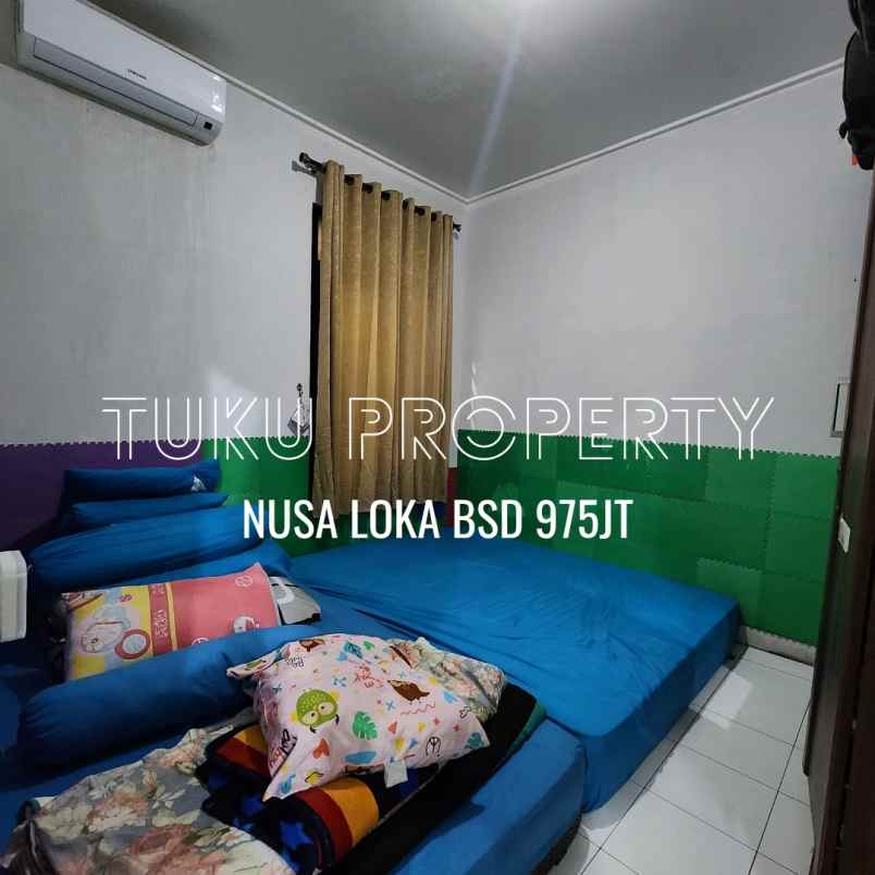 rumah nusa loka bsd 900 jutaan langsung huni