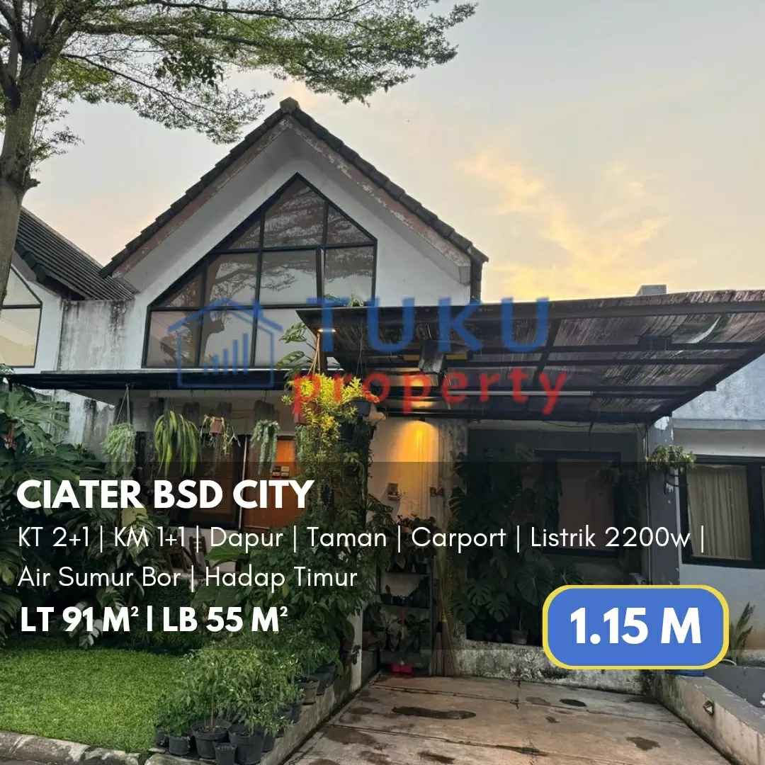 rumah secondary 1 15 m nego ciater bsd serpong