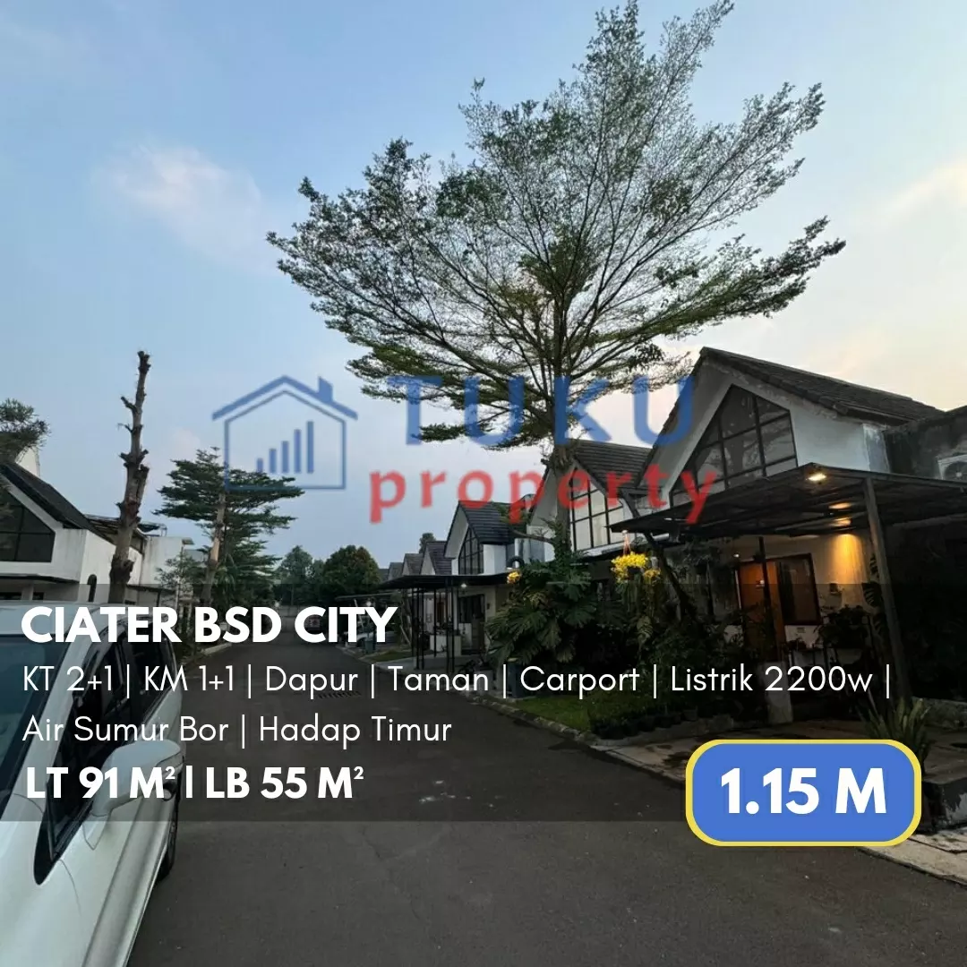 rumah secondary 1 15 m nego ciater bsd serpong