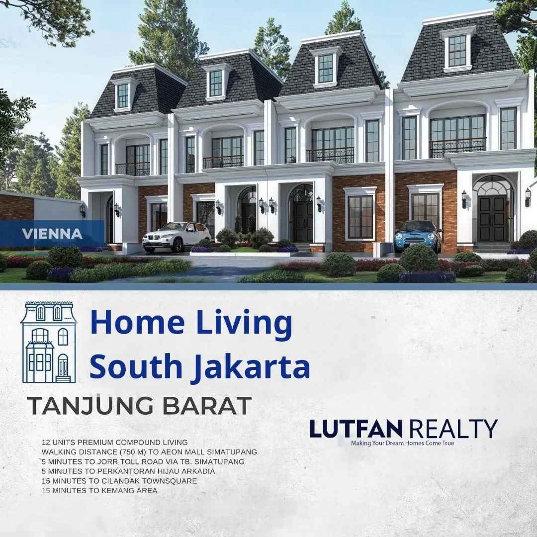 Townhouse Tanjung Barat dekat AEON Mall