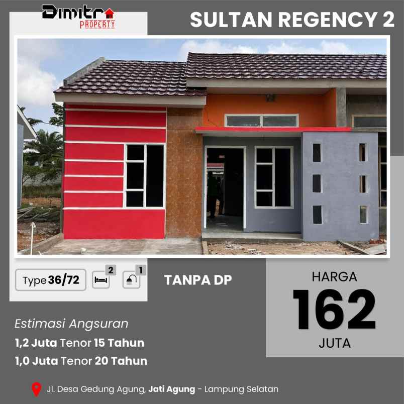 rumah tanpa dp cukup boking 1 juta