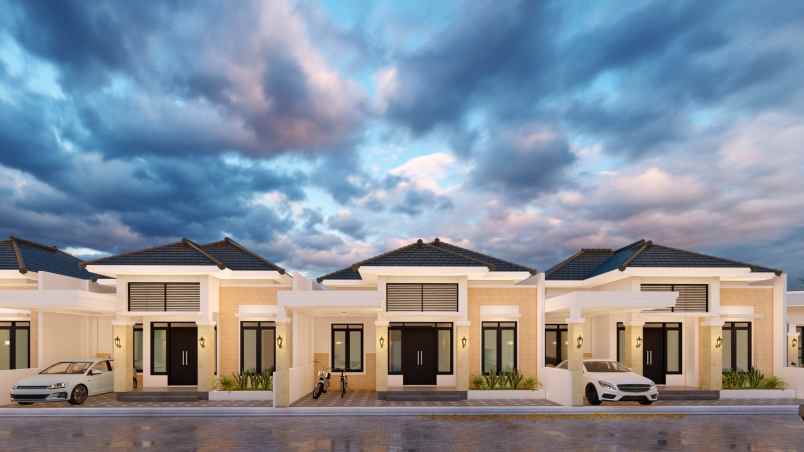 rumah tema cluster type 75 dekat unri