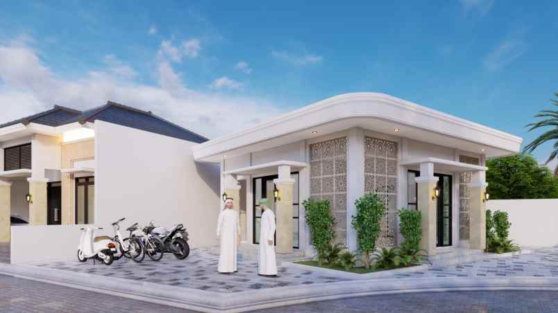 rumah tema cluster type 75 dekat unri