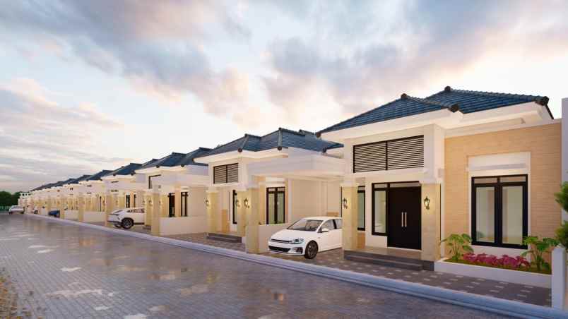 rumah tema cluster type 75 dekat unri