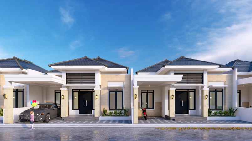 rumah tema cluster type 75 dekat unri