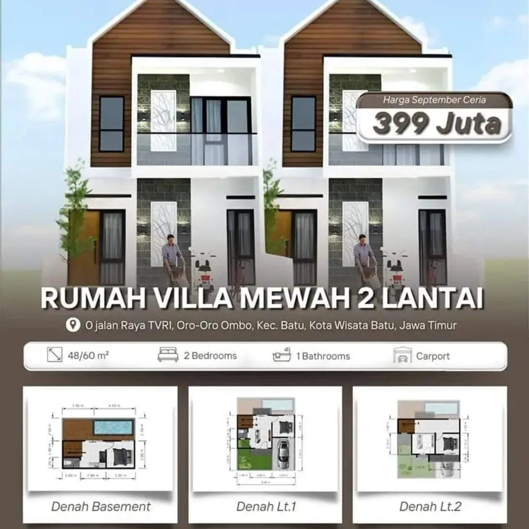 rumah villa kota batu promo villa termurah kota batu