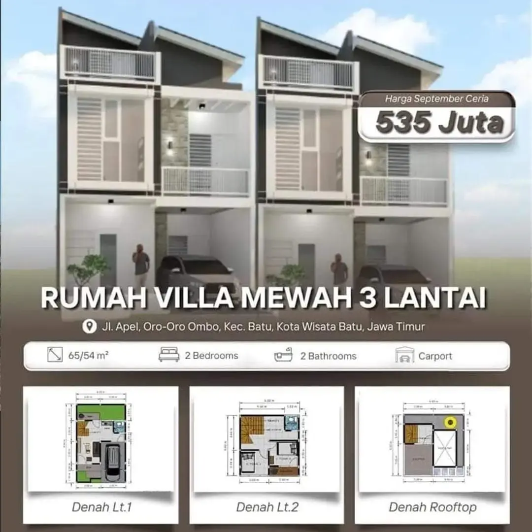 rumah villa kota batu promo villa termurah kota batu