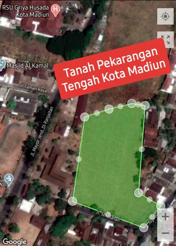 tanah jl sekolahan