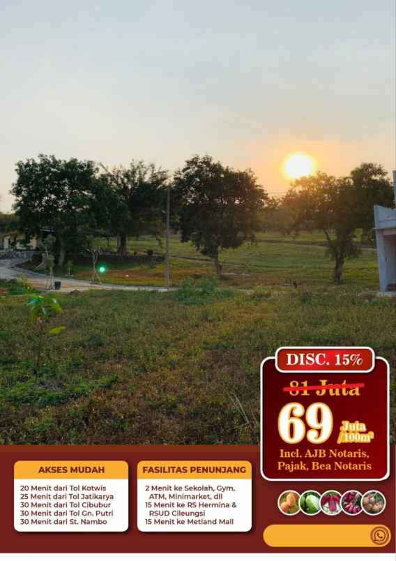 tanah kavling murah dekat jakarta