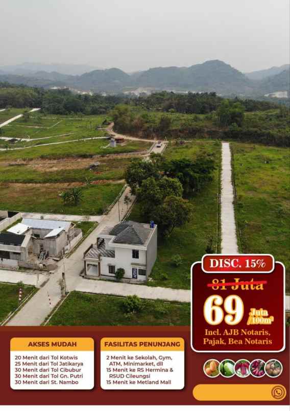 tanah kavling murah dekat jakarta