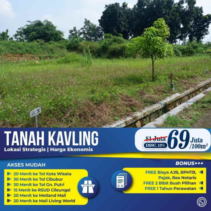 tanah kavling murah dekat jakarta