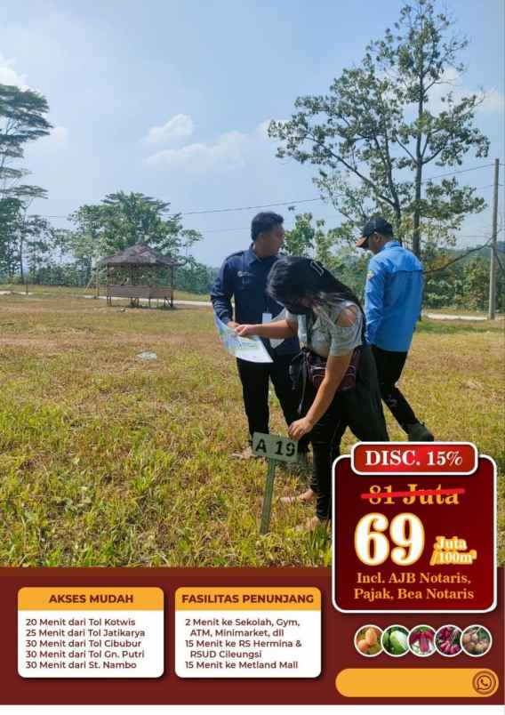 tanah kavling murah dekat jakarta