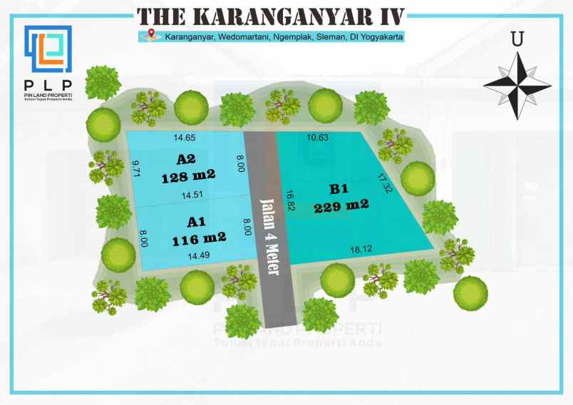 tanah kavling murah strategis akses langsung jalan