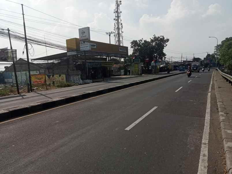 tanah murah lokasi tepi jalan raya bogor area cibinong