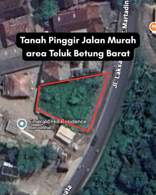 tanah murah pinggir jalan teluk lampung