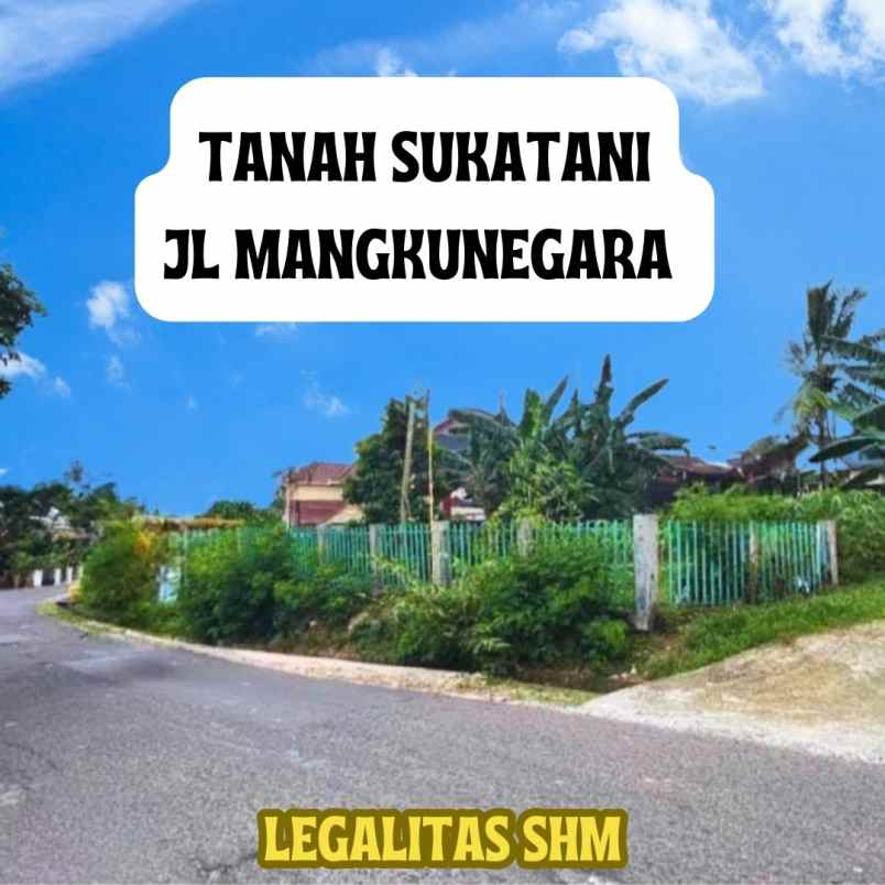 tanah pinggir jalan mangkunegara sukatani