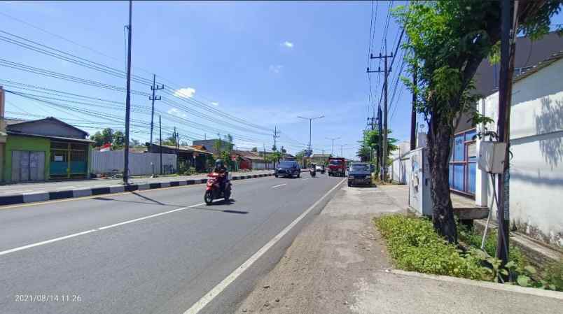 tanah strategis nol jalan raya gilang dekat trosobo