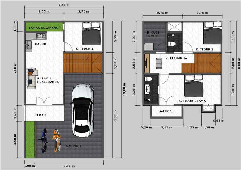 townhouse casamora jagakarsa jakarta selatan