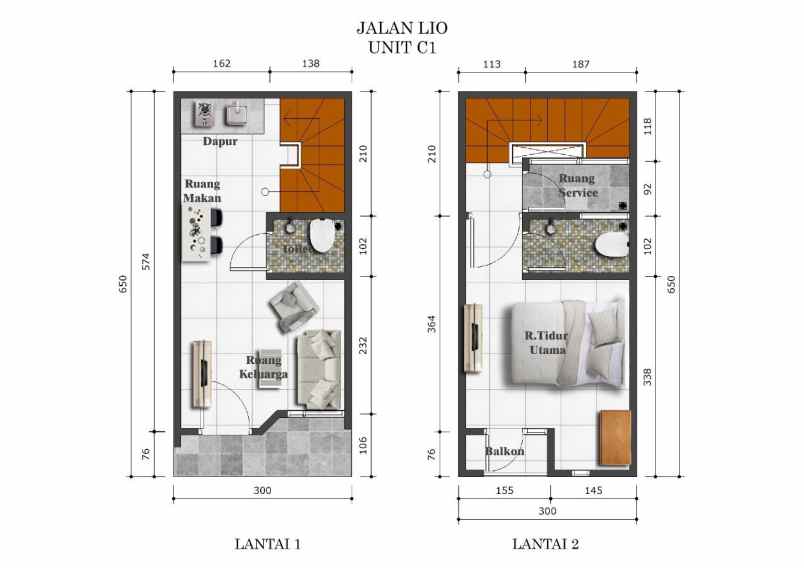 townhouse minimalis modern pulo gadung jakarta timur