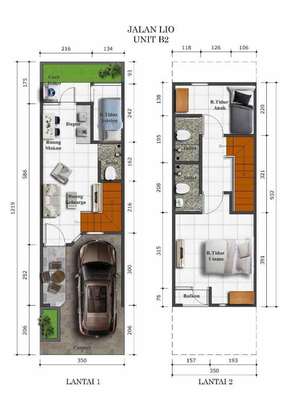 townhouse minimalis modern pulo gadung jakarta timur