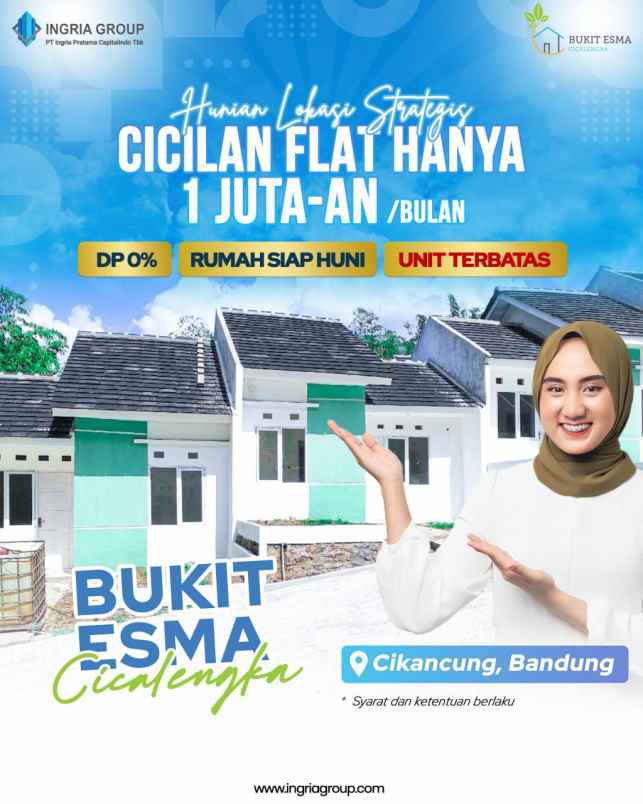 cicilan 1 jutaan rumah subsidi minimalis bandung