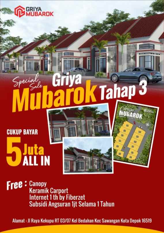 cluster griya mubarok solusi terbaik rumah kpr anda