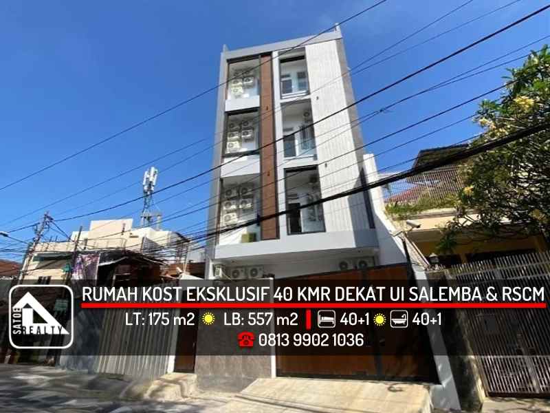 dijual kost paseban senen jakarta pusat