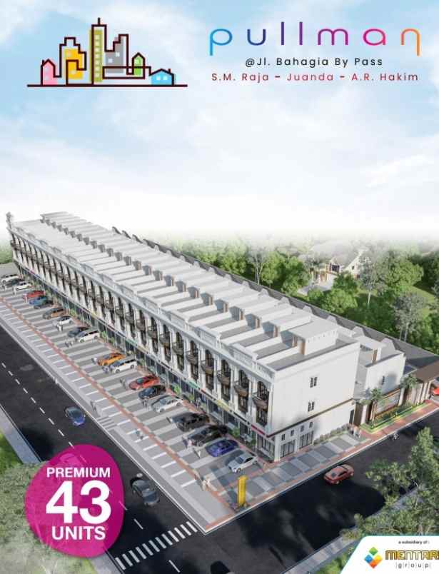 dijual ruko gudang kantor jalan bahagia by pass s m