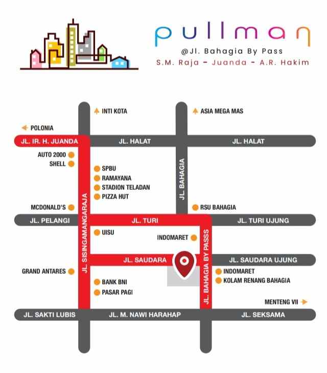 dijual ruko gudang kantor jalan bahagia by pass s m