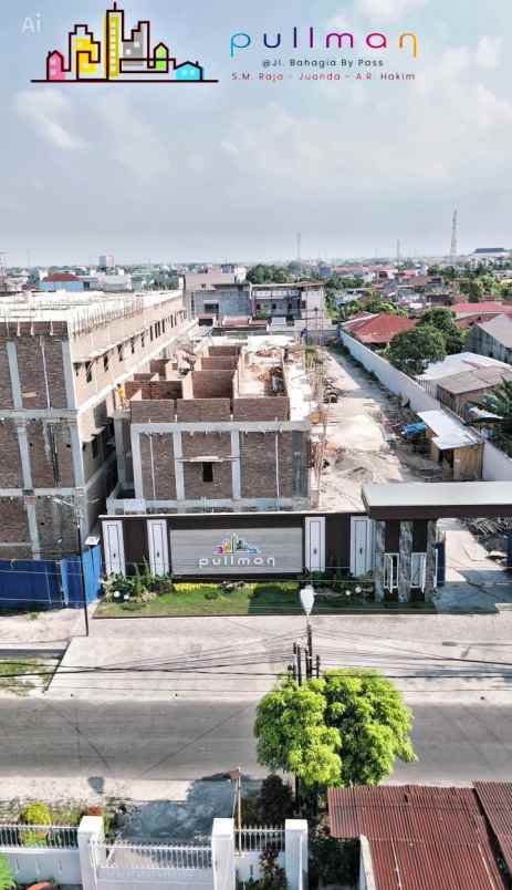 dijual ruko gudang kantor jalan bahagia by pass s m