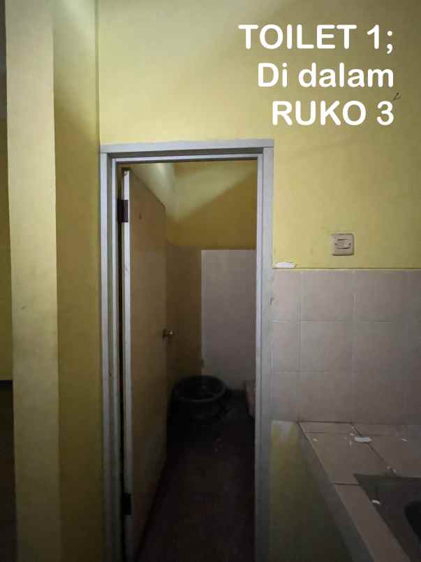 dijual ruko gudang kantor jl atletik no 6