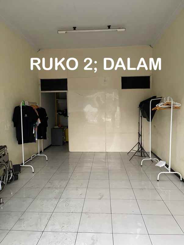 dijual ruko gudang kantor jl atletik no 6