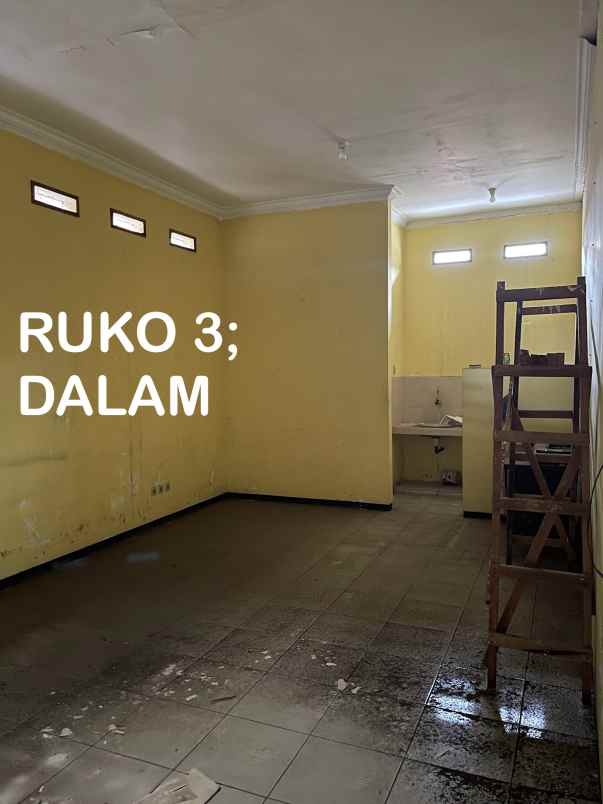 dijual ruko gudang kantor jl atletik no 6