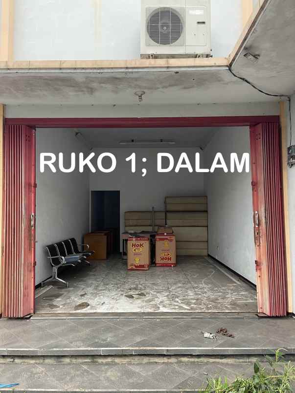 dijual ruko gudang kantor jl atletik no 6