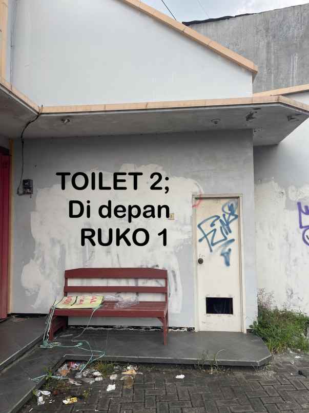 dijual ruko gudang kantor jl atletik no 6