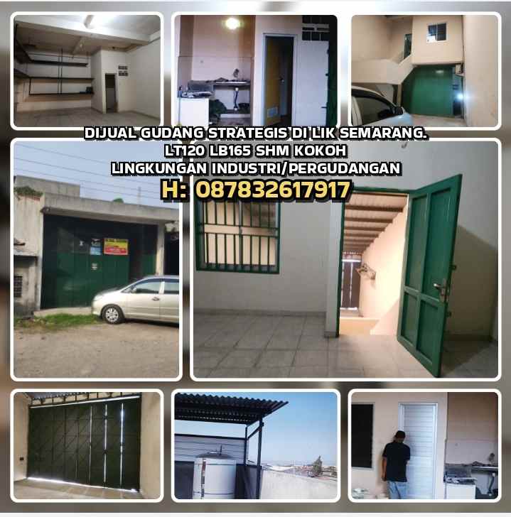 dijual ruko gudang kantor kaligawe genuk semarang