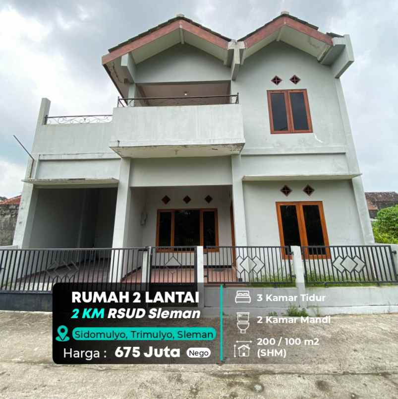 dijual rumah 2 km rsud sleman