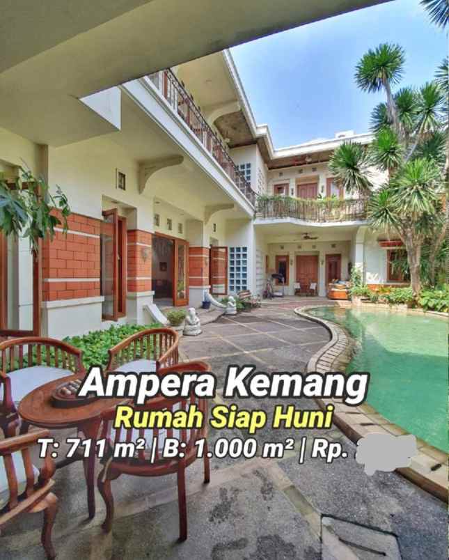 dijual rumah ampera