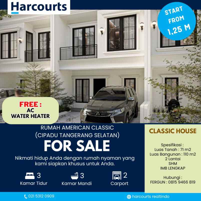 dijual rumah azimah mansion ii