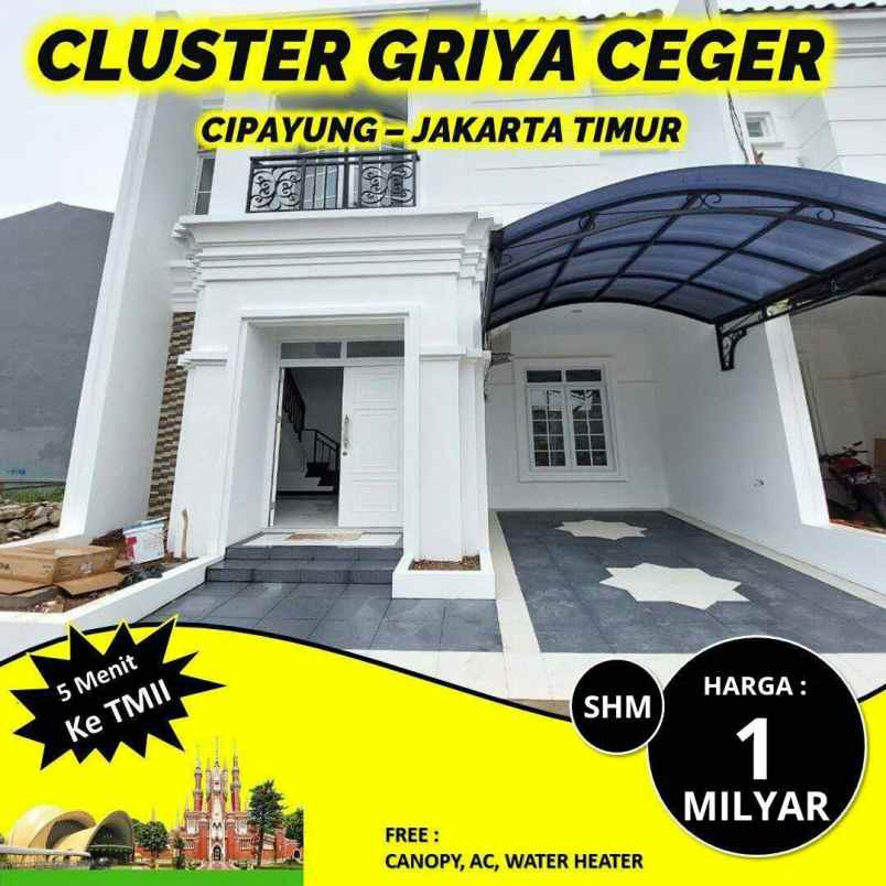 dijual rumah ceger