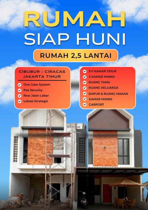 dijual rumah cibubur