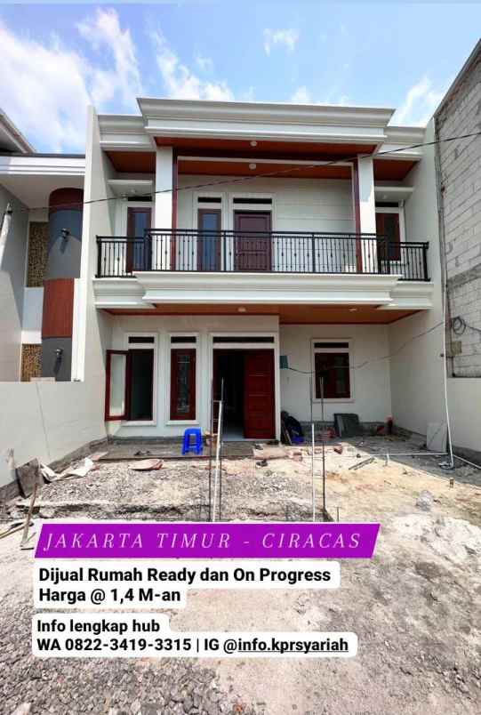 dijual rumah ciracas