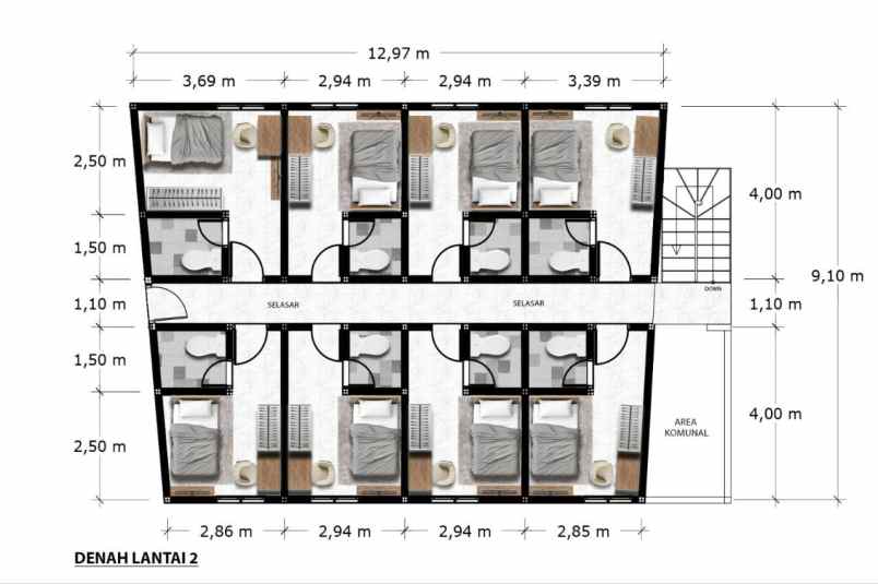 dijual rumah dramaga