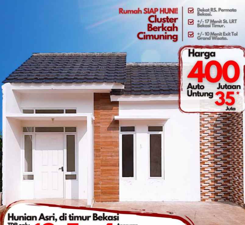 dijual rumah grand wisata