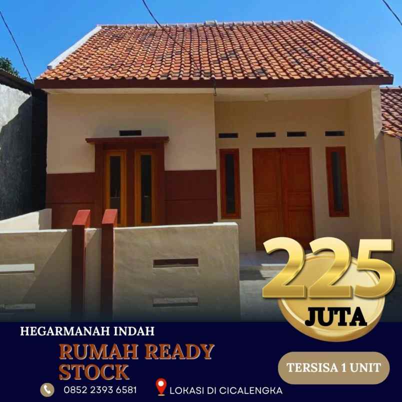 dijual rumah hegarmanah indah cicalengka