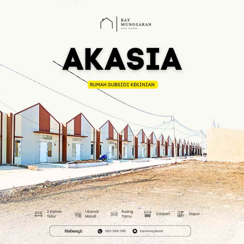 dijual rumah jalan proklamasi desa